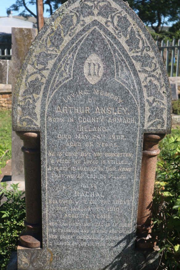 ANSLEY Arthur -1902 &amp; Rachal -1910