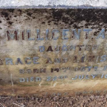 AYLIFF Millicent Agatha 1887-1889
