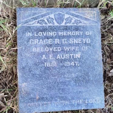 AUSTIN Grace R. nee SNEYD 1881-1947