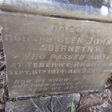 ABERNETHY Roland Glen Johnson -1914