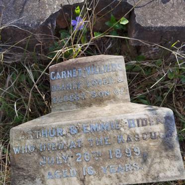 BIDEN Garnet Villiers -1899
