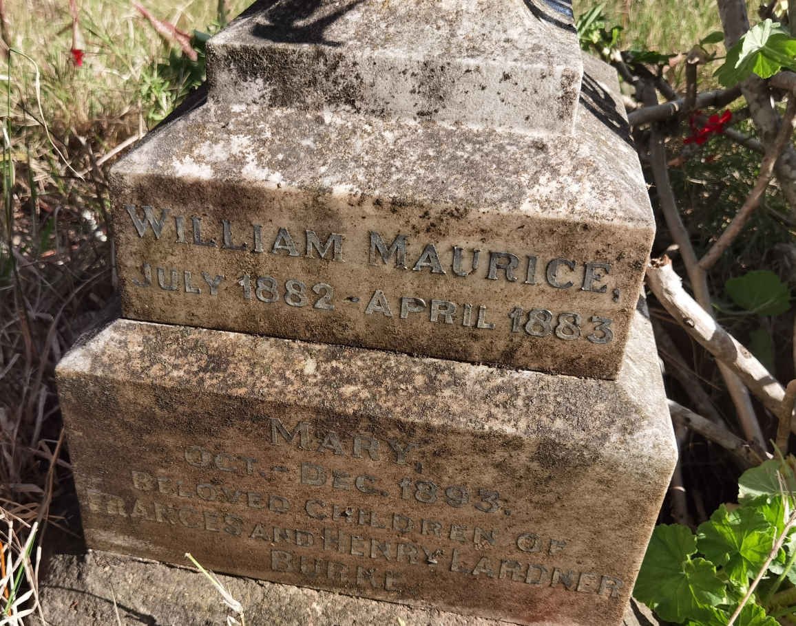 BURKE William Maurice 1882-1883 :: BURKE Mary -1893