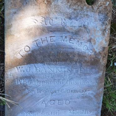 BANNISTER W.J. -1857