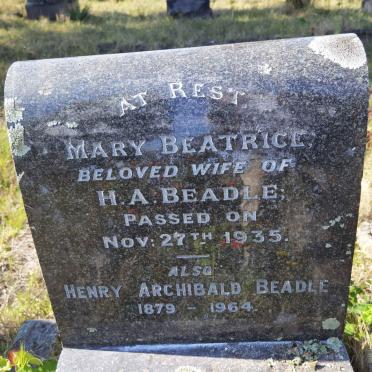 BEADLE Henry Archibald 1879-1964 &amp; Mary Beatrice -1935