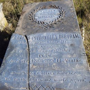 BERTRAM Rosina Petronella -1858