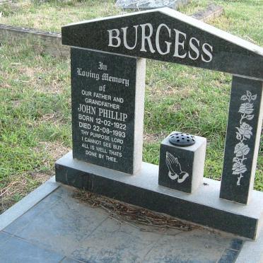BURGESS John Philip 1922-1993