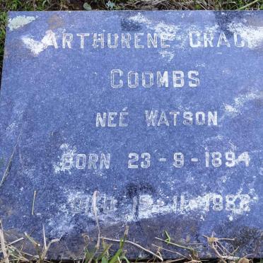 COOMBS Arthurene Grace nee WATSON 1894-1982