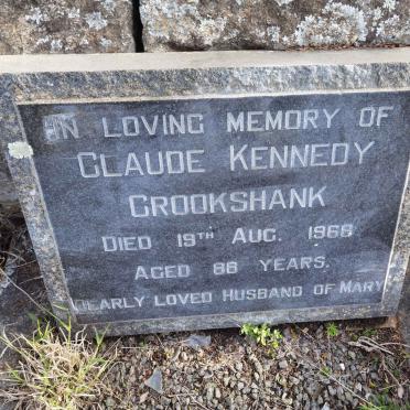 CROOKSHANK Claude Kennedy -1968
