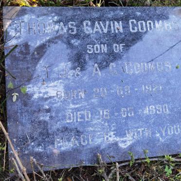 COOMBS Thomas Gavin 1921-1990