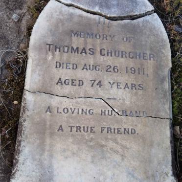 CHURCHER Thomas -1911