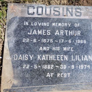 COUSINS James Arthur 1875-1966 &amp; Daisy Kathleen Lilian 1882-1974