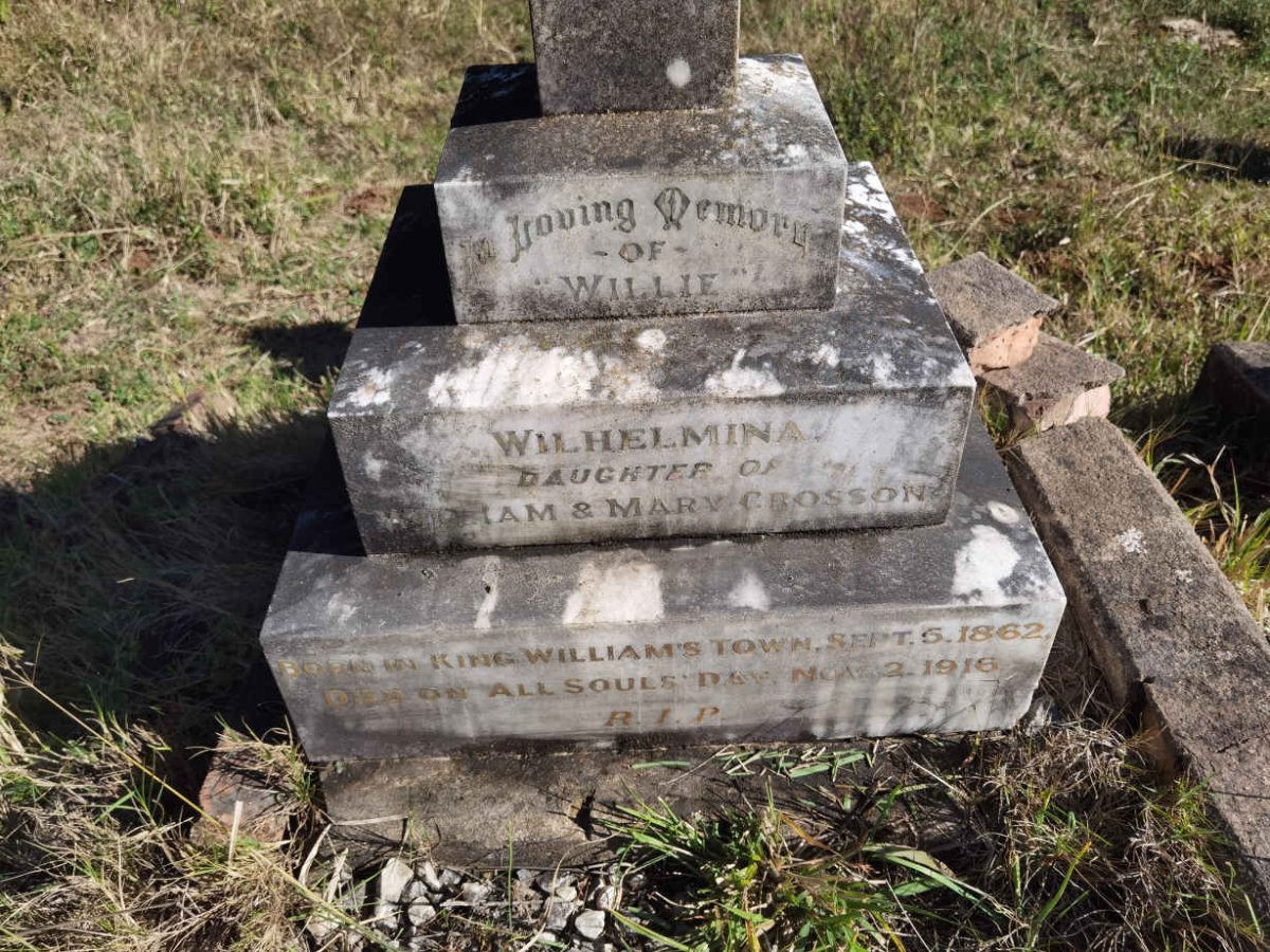 CROSSON Wilhelmina 1862-1916