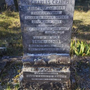 CRABTREE Charles 1882-1945 &amp; Edith Agnes 1883-1931 :: BAILEY John Charles 1956-1960