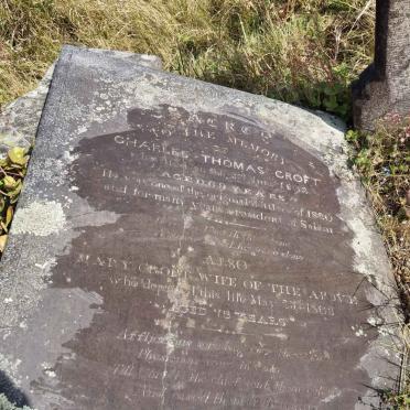 CROFT Charles Thomas -1862 &amp; Mary -1863