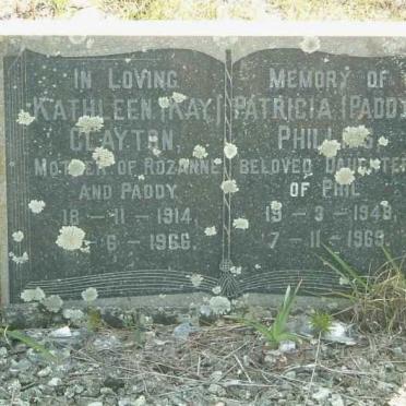 CLAYTON Kathleen May 1914-1966 :: PHILLIPS Patricia 1948-1969