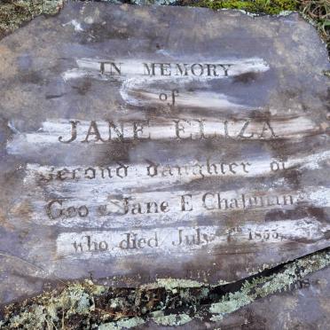 CHAPMAN Jane Eliza -1853