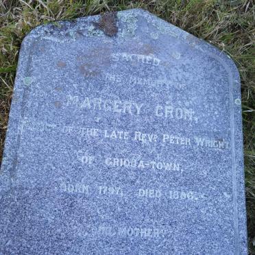 CRON Margery 1797-1886