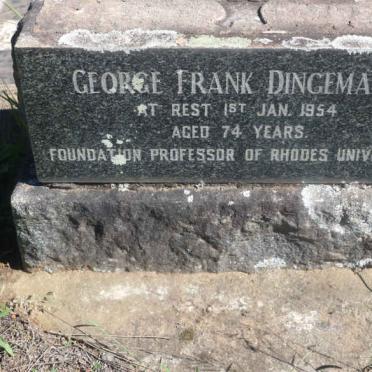DINGEMANS George Frank -1954