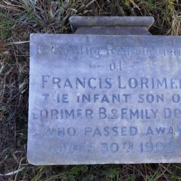 DOLD Francis Lorimer -1905