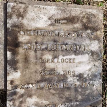 DELL Emily Loxton nee LOCKE 1865-1954