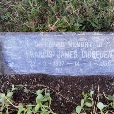 DIGGEDEN Francis James 1907-1956