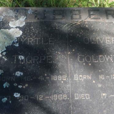 DUBBER Oliver Goldwyn 1890-1957 &amp; Myrtle Thorpe 1895-1968