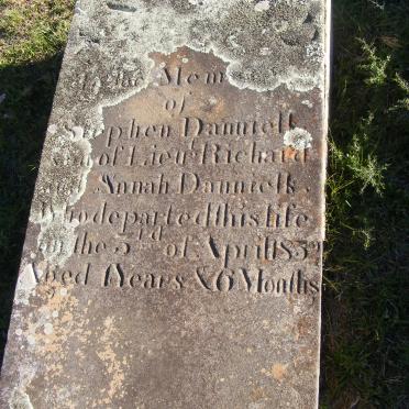 DANIELL Stephen -1832