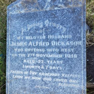 DICKASON James Alfred -1918