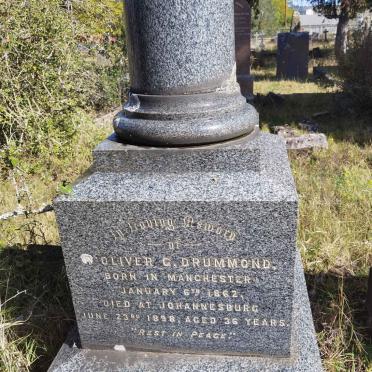 DRUMMOND Oliver G. 1862-1898
