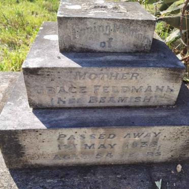FELDMANN Grace nee BEAMISH -1938