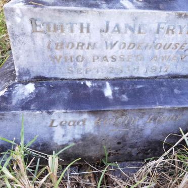 FRYER Edith Jane nee WODEHOUSE -1917