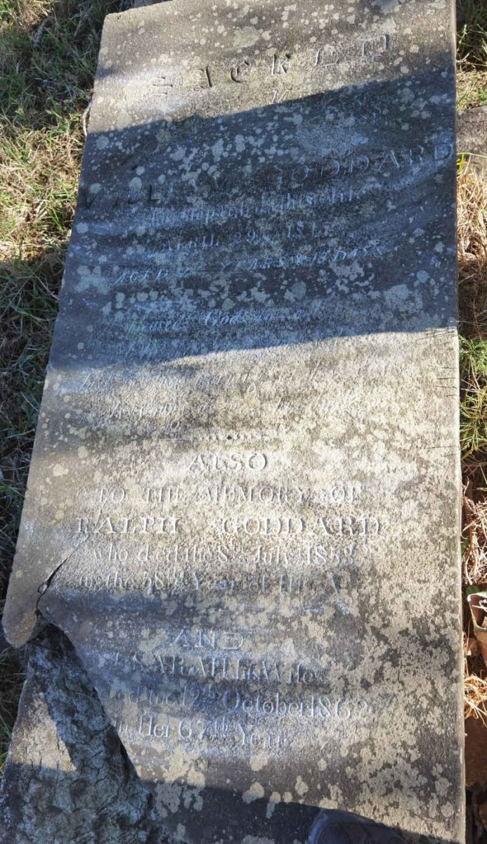 GODDARD William -1817 :: GODDARD Ralph -1858 &amp; Sarah -1862