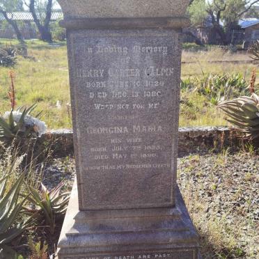 GALPIN Henry Carter 1820-1886 &amp; Georgina Maria 1825-1890