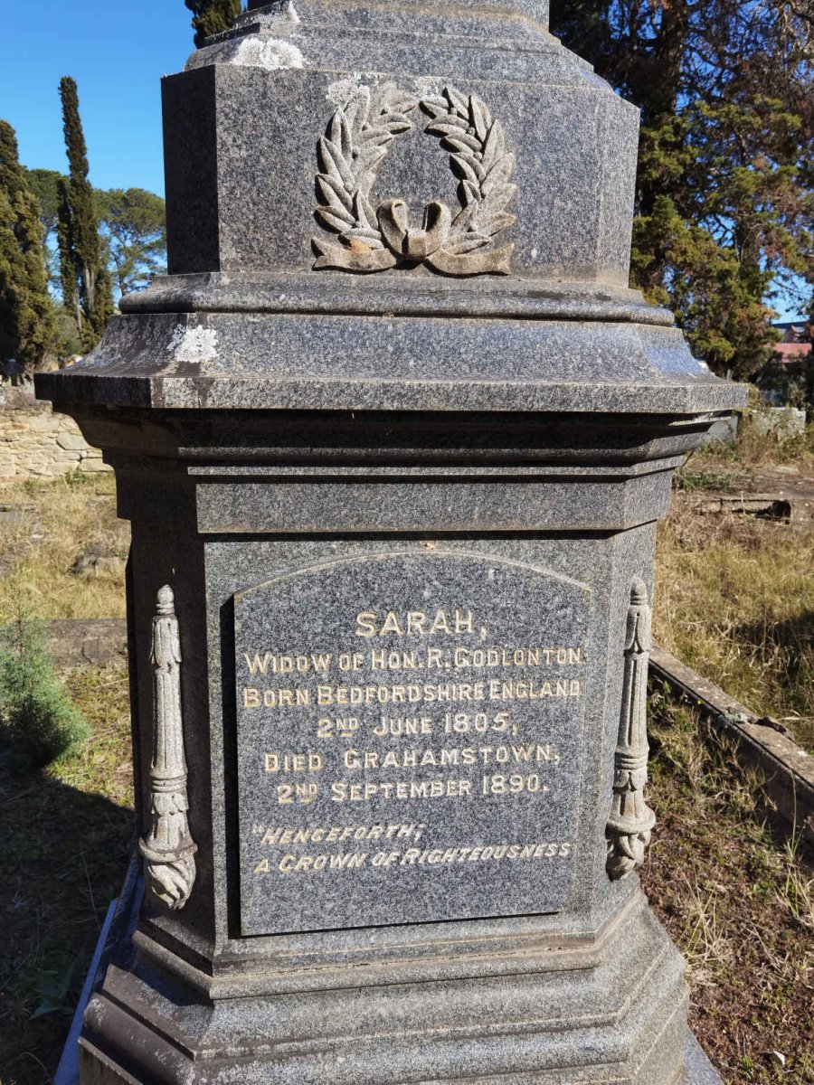 GODLONTON Sarah 1805-1890