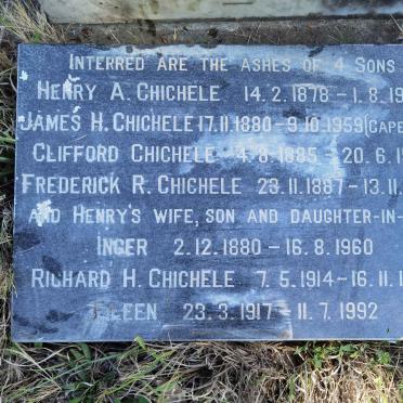 HEWITT Henry Alexander Chichele 1878-1973 & Inger 1880-1960 :: HEWITT Richard H. Chichele 1914-1969 & Eileen 1917-1992 :: HEWITT James H. Chichele 1880-1959 :: HEWITT Clifford Chichele 1885-1942 :: HEWITT Frederick R. Chichele 1887-1958