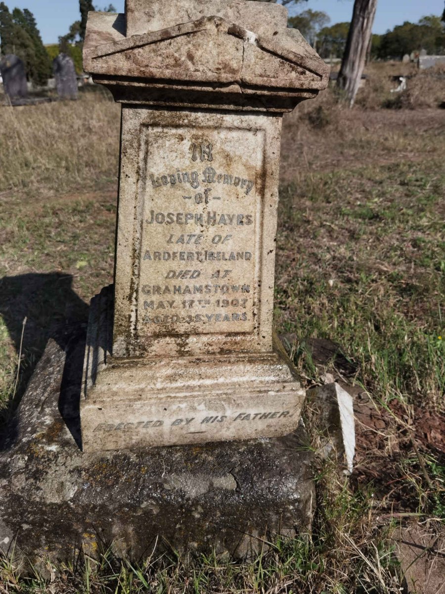 HAYES Joseph -1907