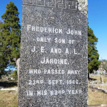 JARDINE Frederick John -1966