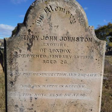 JOHNSTON Henry John -1873