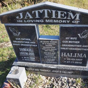 JATTIEM Ismail 1935-2021 &amp; Halima 1937-2012