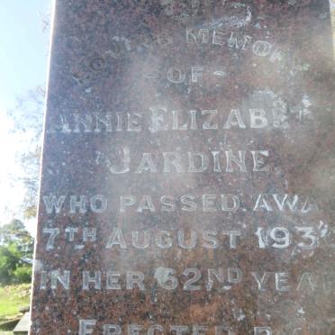 JARDINE Edward John Henry -1938 &amp; Annie Elizabeth -193?