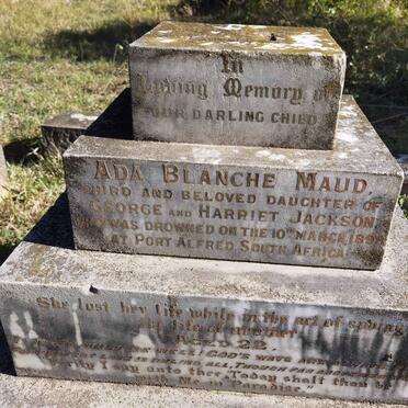 JACKSON Ada Blanche Maud -1898