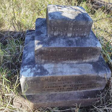 JAY John Charles 1840-1888 &amp; Mary Elliott 1842-1908 :: JAY Frederick Wm Elliott 1863-1863