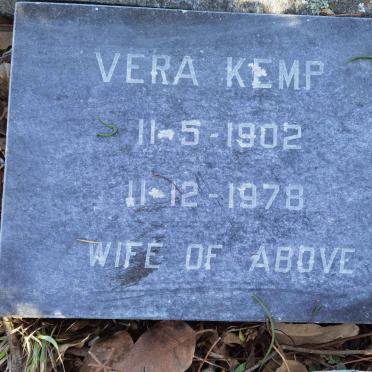 KEMP Vera 1902-1978