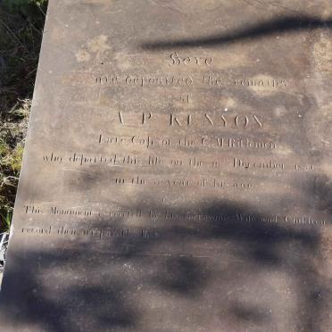 KENYON A.P. -1854
