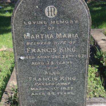 KING Francis -1937 &amp; Martha Maria -1921