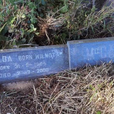 McCARTHY Hilda nee WILMOT 1904-2000