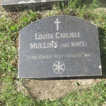 MULLINS Louise Carlisle nee WHITE 1912-2006