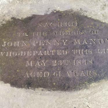 MANDY John Penny -1848