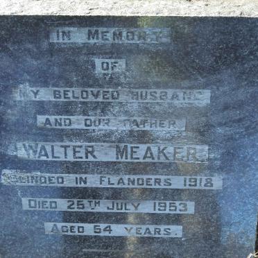 MEAKER Walter -1953