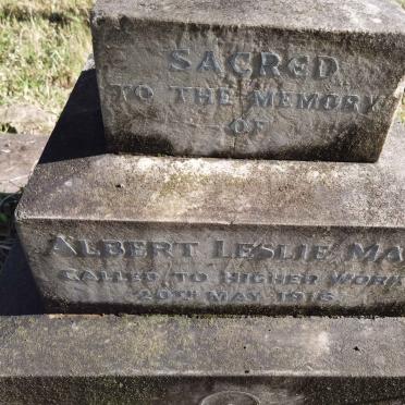 MAY Albert Leslie -1916